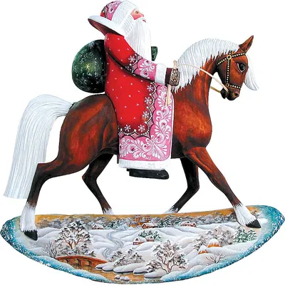 2D акриловая креативная Милая забавная мультяшная лошадь, Рождественское  украшение, Рождественская елка, украшения, подвеска | AliExpress