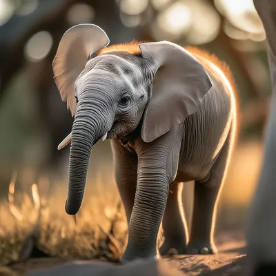 Слоненок — самый крупный новорожденный среди наземных ... | Всё будет  хорошо! | Фотострана | Пост №2655617773