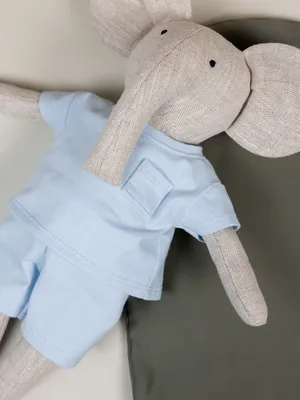 Маленький слон, плюшевая кукла, изогнутая игрушка-слон из 100 полиэстера,  подарок на день рождения, мультяшная серая игрушка для комнаты, украшение  кровати, плюшевая игрушка | AliExpress