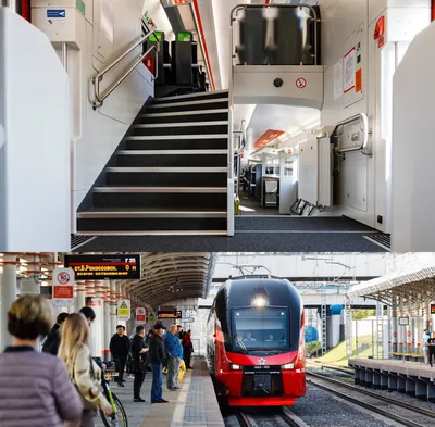 На МЦК запустили новый двухэтажный поезд - Собеседник