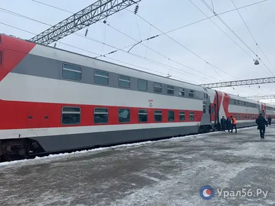 Новый двухэтажный поезд начал курсировать между Оренбургом и Москвой - ТАСС