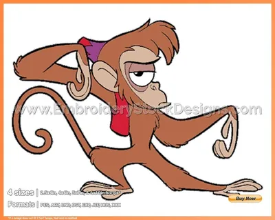 Мягкая игрушка обезьянка Абу с мультфильма Аладдин Дисней - купить недорого  б/у на ИЗИ (10554523)
