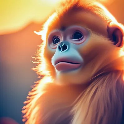 Открытки с обезьянками прикольные - 68 фото
