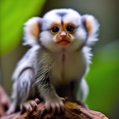 Самая маленькая обезьянка в мире мармозетка - 97 фото