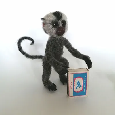 Мармозетка, самая маленькая обезьянка семейства игрунковых. Невероятно  милое существо, я просто не могла не свалять её 😁 🐒🐒🐒 The… | Instagram