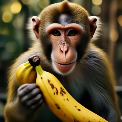 картинка обезьяны с бананами во рту, смешные картинки с бананами, банан,  фрукты фон картинки и Фото для бесплатной загрузки