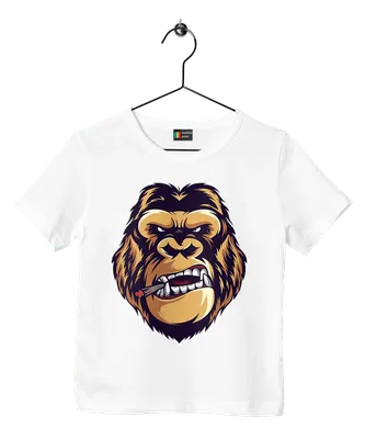 Футболка Ape Cigar Iron-on Monkey, обезьяна, млекопитающее, животные,  плотоядное животное png | Klipartz