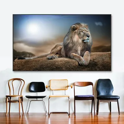 Грустный лев - 81 фото
