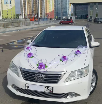 Машина украшение на свадьбу оформление свадебных автомобилей - Аренда  представительских автомобилей