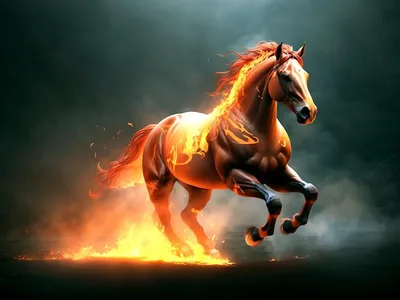 Картина «Огненная Лошадь», Аліна Skorokhod