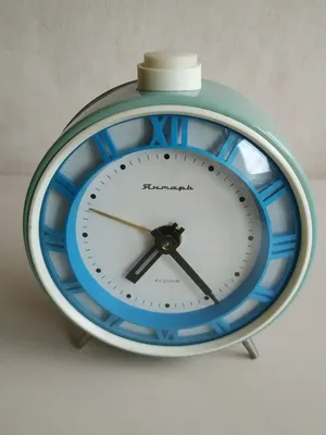 Vintage Mechanical Clock Alarm Винтажный Будильник Янтарь Механические Часы  СССР | eBay