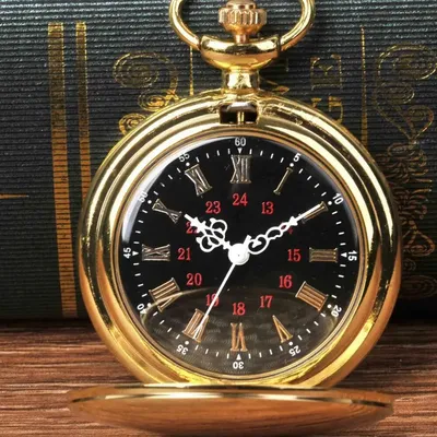 Круглые винтажные карманные механические часы-брелок на застежке с  ожерельем, карманные часы | AliExpress