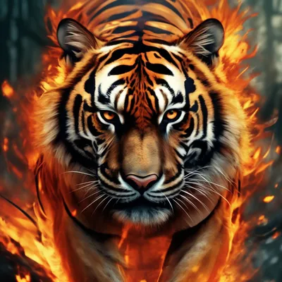 Огненный тигр» — создано в Шедевруме