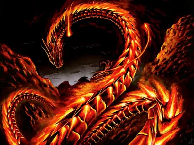 Изображение Огненный змей в формате webp