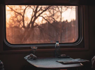 Окно поезда фото 