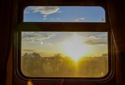 Осень за окном поезда - 71 фото