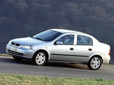 Opel Astra 1998, 1999, 2000, 2001, 2002, седан, 2 поколение, G технические  характеристики и комплектации