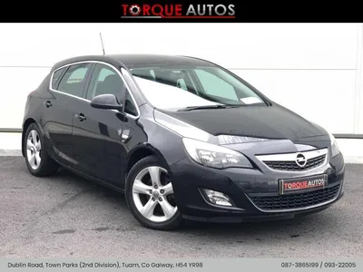 Opel Astra 2011-2015 Dimensions Front View