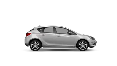 Opel Astra 2009-2012 Dimensions Side View