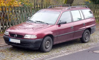 1996 Opel Astra F Caravan (facelift 1994) 1.6i (75 лс) | Технические  характеристики, расход топлива , Габариты