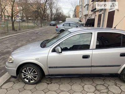 Opel Astra 1998-2006 Dimensions Side View