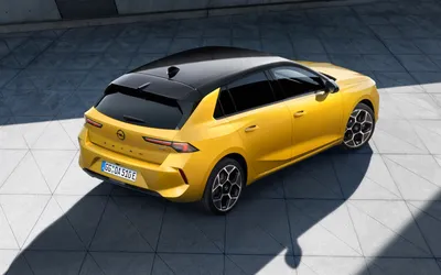 Opel Astra gtc купе, желтый цвет, …» — создано в Шедевруме