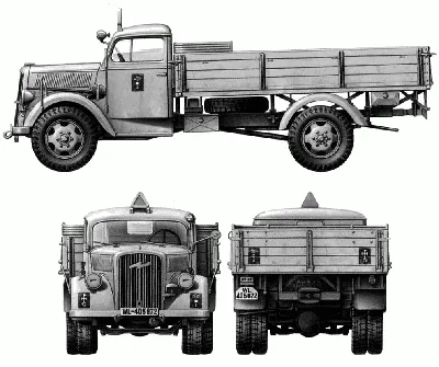 Opel Blitz. Короткий тест-драйв знаменитого военного грузовика | Журнал  4x4Club | Дзен