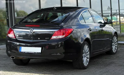 Opel Insignia 2008, 2009, 2010, 2011, 2012, седан, 1 поколение, ZG09  технические характеристики и комплектации