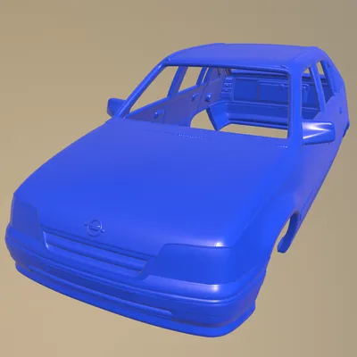 STL file Opel Kadett E Hatchback 1991 Printable Car Body 🚗・3D printing  template to download・Cults