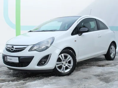 Opel Corsa 2013 белый 1.4 л. л. 2WD автомат с пробегом 118 000 км |  Автомолл «Белая Башня»