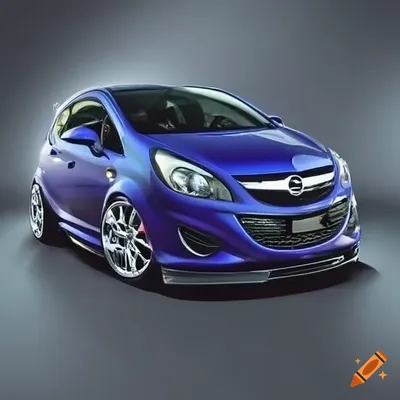 black opel corsa d in darkness with lights, unreal | Stable Diffusion |  OpenArt