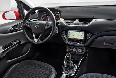 Интерьер салона Opel Corsa (2014-2019). Фото салона Opel Corsa