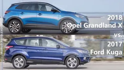 2018 Opel Grandland X vs 2017 Ford Kuga (technical comparison) - YouTube