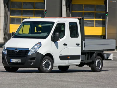 Opel movano cargo delivery van l4h2 2014-2019 Vector Image