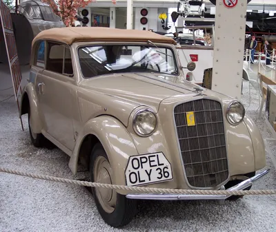 The Opel Olympia, presented in 1935, was the first German series car with a  self-supporting body Stock Photo - Alamy