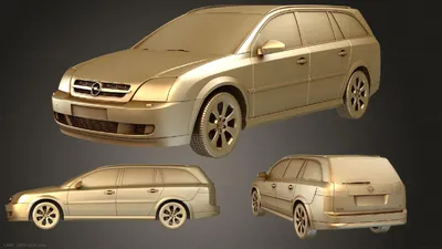 Vehicles - Opel Vectra (Mk3) (C) caravan 2002, CARS_2899. 3D stl model for  CNC