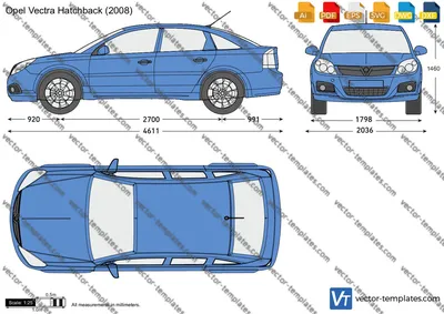 Templates - Cars - Opel - Opel Vectra Hatchback