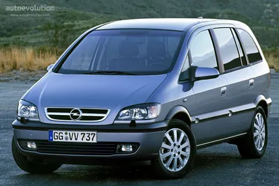 Opel Zafira рестайлинг 2003, 2004, 2005, 2006, минивэн, 1 поколение, A  технические характеристики и комплектации
