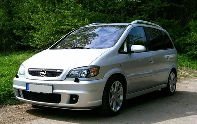 Opel Zafira 2005, 2006, 2007, минивэн, 2 поколение, B технические  характеристики и комплектации