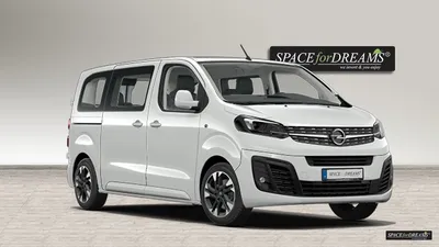 Opel zafira life passenger van l1 and l2 2019 Vector Image
