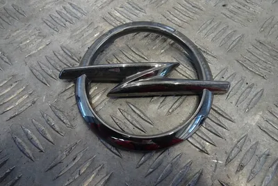 Наклейки для колпачков на диски Opel черные/белый лого (70мм)