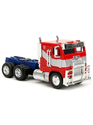 Машина Jada Toys грузовик Оптимус Прайм Трансформеры 1 к 32 подвижные  колеса 15 см - купить в Starfriend, цена на Мегамаркет