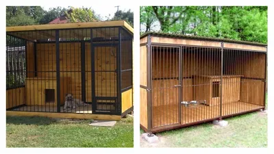 Большой деревянный домик для собак размером 47,2 дюйма, уличный и  внутренний ящик для собак в стиле кабины с крыльцом | AliExpress
