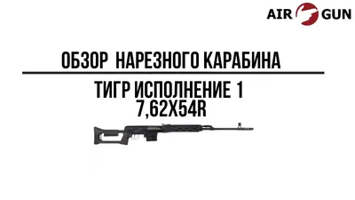Карабин охотничий Тигр-308-02 к.7,62х51 мм (пластиковый стационарный  приклад)