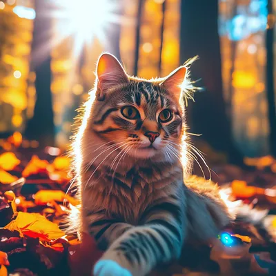 Осенний кот — Фото №86109