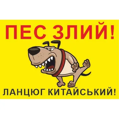Таблички «Осторожно, злая собака». Изготовление предостерегающих табличек.