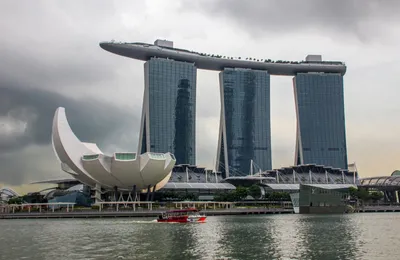 Отель Marina Bay Sands Hotel, Сингапур Редакционное Стоковое Фото -  изображение насчитывающей сады, высоко: 150538588