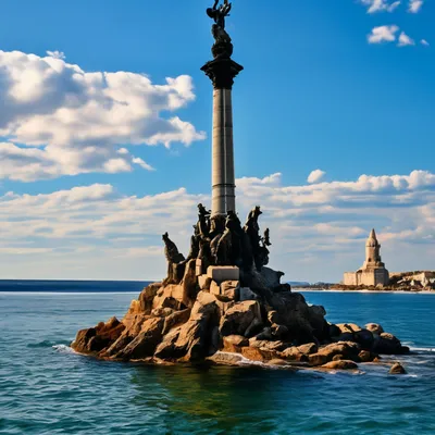 Памятник затопленным кораблям в Севастополе » Крымпаломник