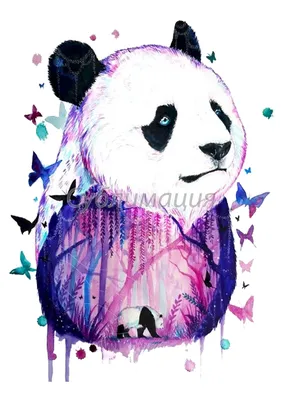 Панды и китайская живопись — АРТ-Корпорация | Китайская живопись, Рисунки  панды, Рисунки