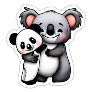 Cute panda and koala 🐼🐨 (quilling), me : r/wildart